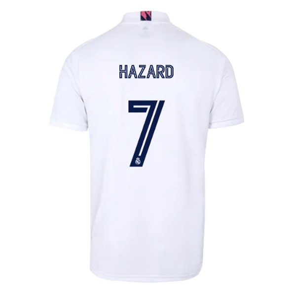 Camiseta Real Madrid 1ª NO.7 Hazard 2020-2021 Blanco